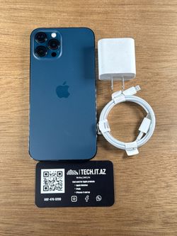 📱 iPhone 12 Pro Max | 256GB | Pacific Blue | Unlocked (Any Carrier)