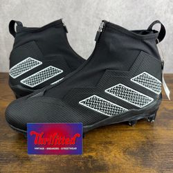 NEW adidas Nasty Fly 2.0 Black Metallic GV8309 Size 12 Men’s Football Cleats Mid OG Rare / MSRP $140 USD