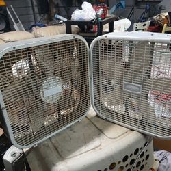 2 Fans $10 OK Condition Still  Work