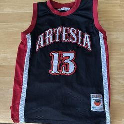 Headgear Classics Artesia Basketball James Harden High School Jersey #13BlackRed