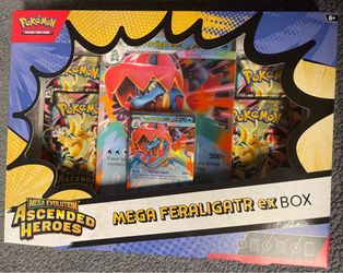 Ascended Heroes Mega Feraligatr Ex Box