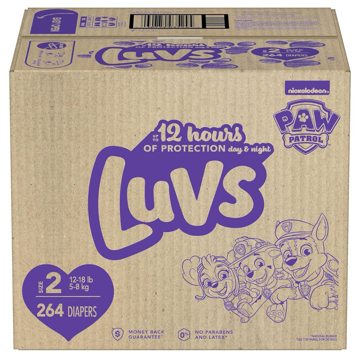 Luvs Diapers Size 2; 264 count new $30
