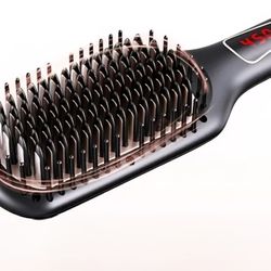 MEGAWISE Pro Ceramic Ionic Hair Straightener Brush 