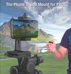 Metal Cell Phone Tripod Mount - UniMount 360 Pro Heavy Duty iPhone Tripod Mount with Remote
