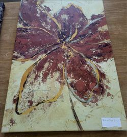 Canvas Floral Painting