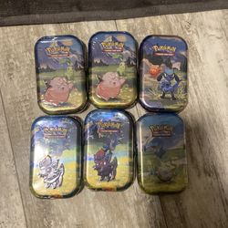 ascended heros mini tin pokemon UNOPENED/SEALED TINS