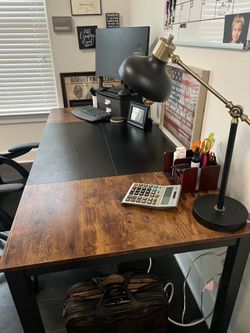 Beautiful two tone desk and chair