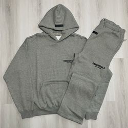 Essentials "Fear Of God" Dark Oatmeal  Hoodie & Sweats Set