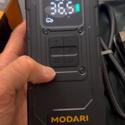 Tire Inflator Portable Air Compressor - 4X Faster 160 PSI Air Pump for Car Tires - Wireless Car Tire Inflator with Pressure Gauge - Portable Tire Infl