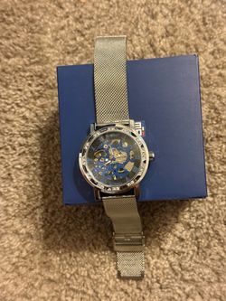 New Winner Men’s Mechanical Watch With Mesh Band