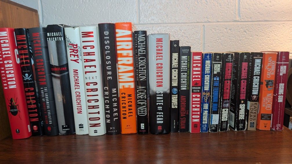 Michael Crichton Book Collection
