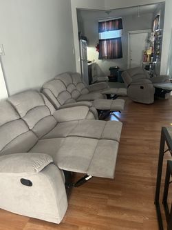 Ashley Furniture Gray Living Room Set