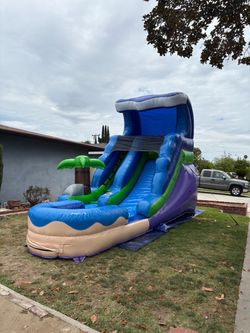 Waterslide blue island (rent)