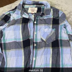 medium light blue flannel 