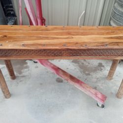 Antique Hand Carved Table 