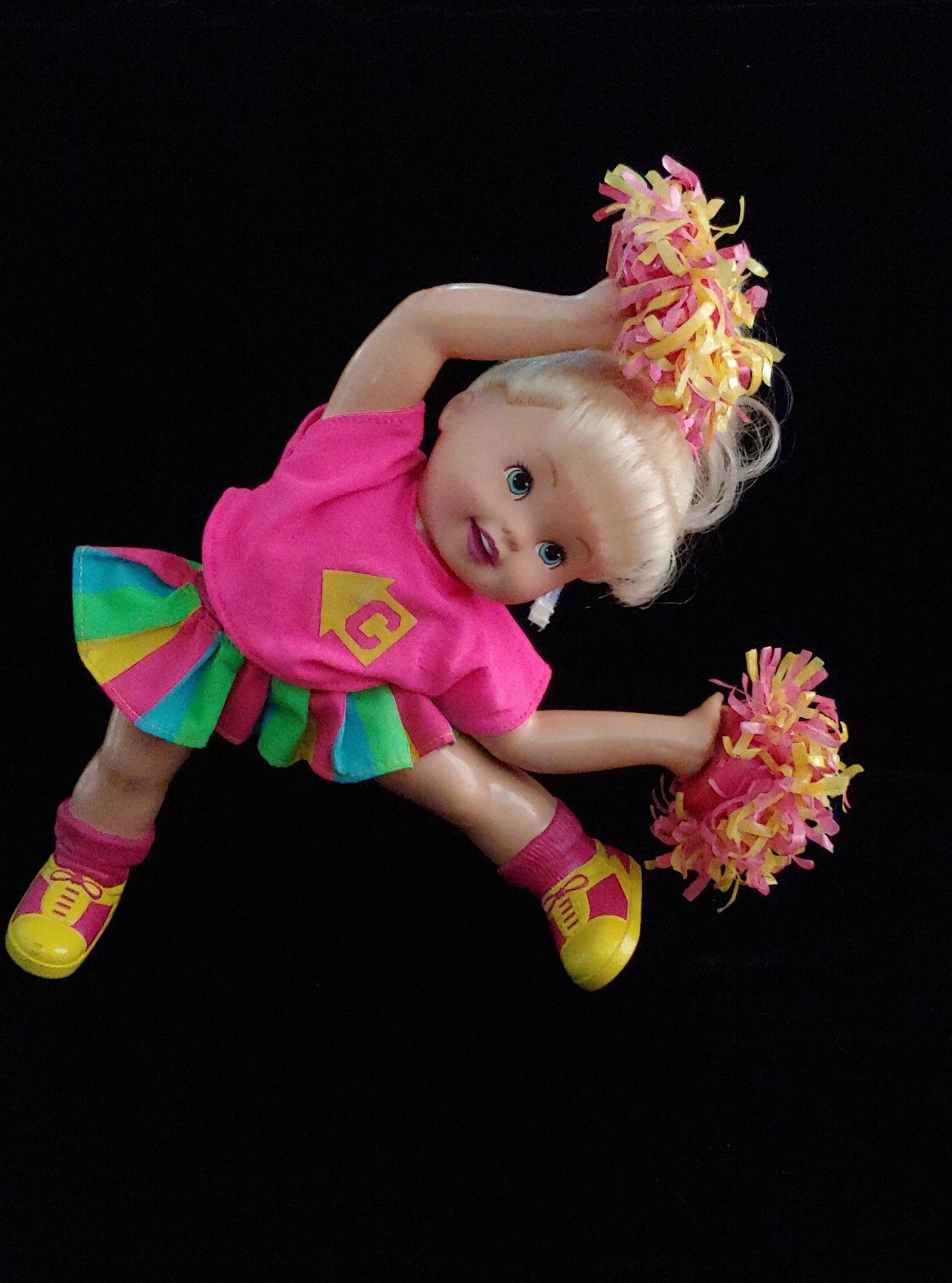 1997 Toy Biz Inc. Casey Cartwheel Cheerleader Doll