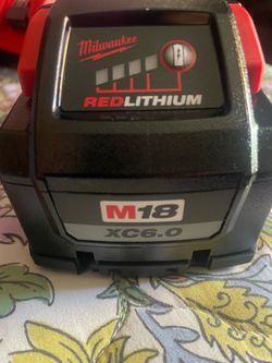 Milwaukee M18 XC6.0 RedLithium Battery