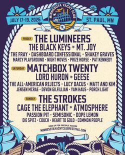 2026 Minnesota Yacht Club GA Tickets x2