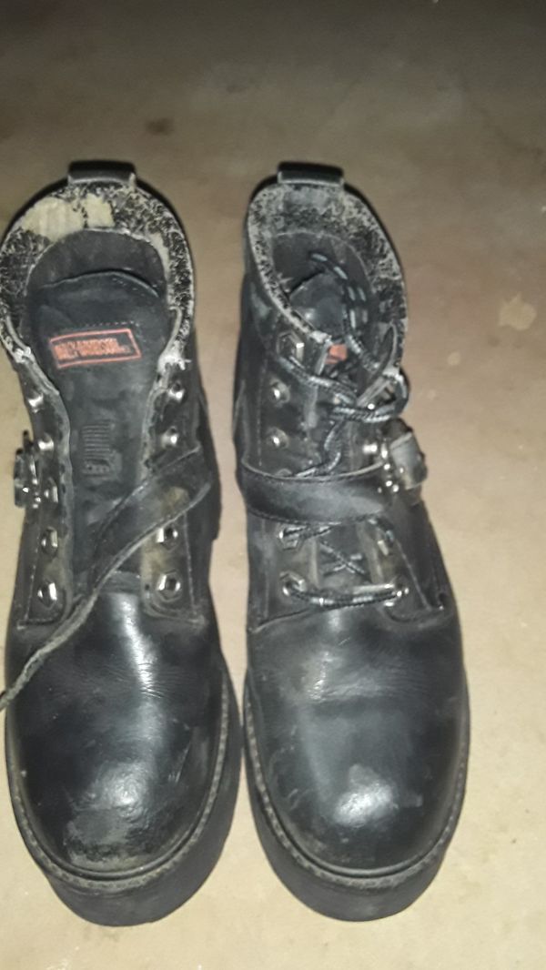 harley davidson platform boots