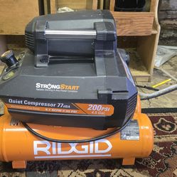 RIDGID 4.5 Gallon 200 PSI Quiet Air Compressor - Model OF45200SS