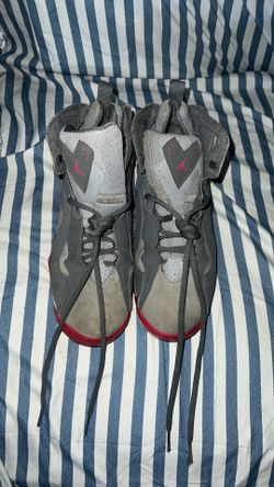 Cool Grey Pink True Flight Jordans