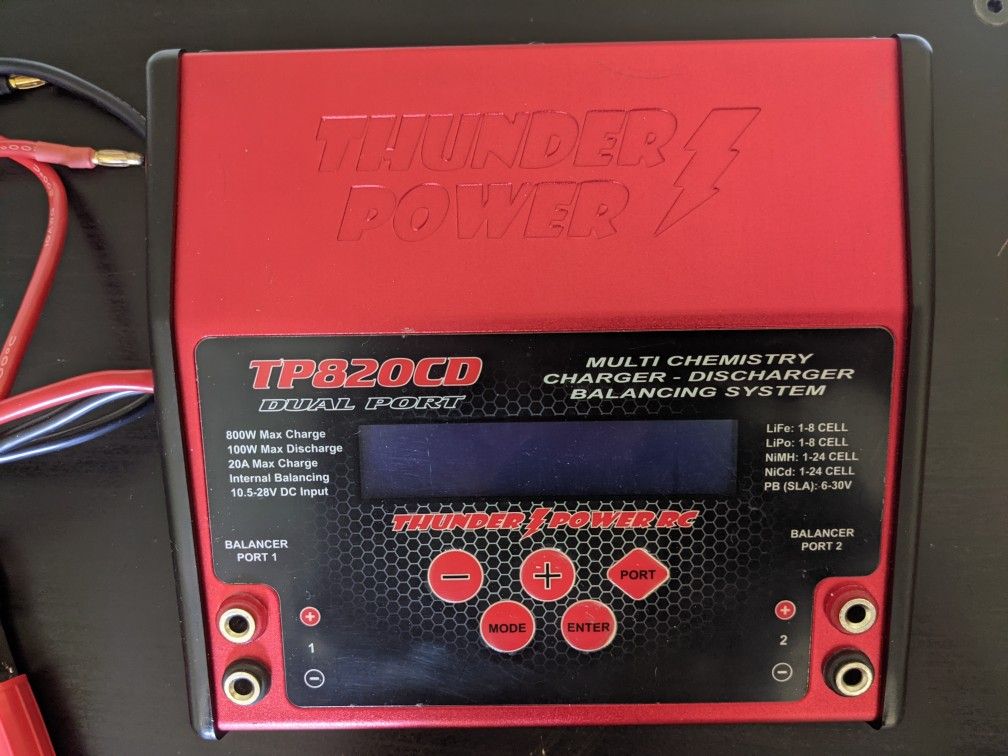Thunder Power TP820CD Dual Port Charger