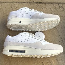 New Nike Jacquemus air max 1 SP summit white silver shoes Women’s 12, Men’s 10.5