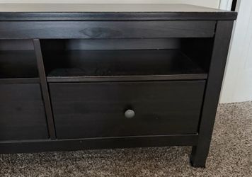 Dark Wood Storage Cabinet