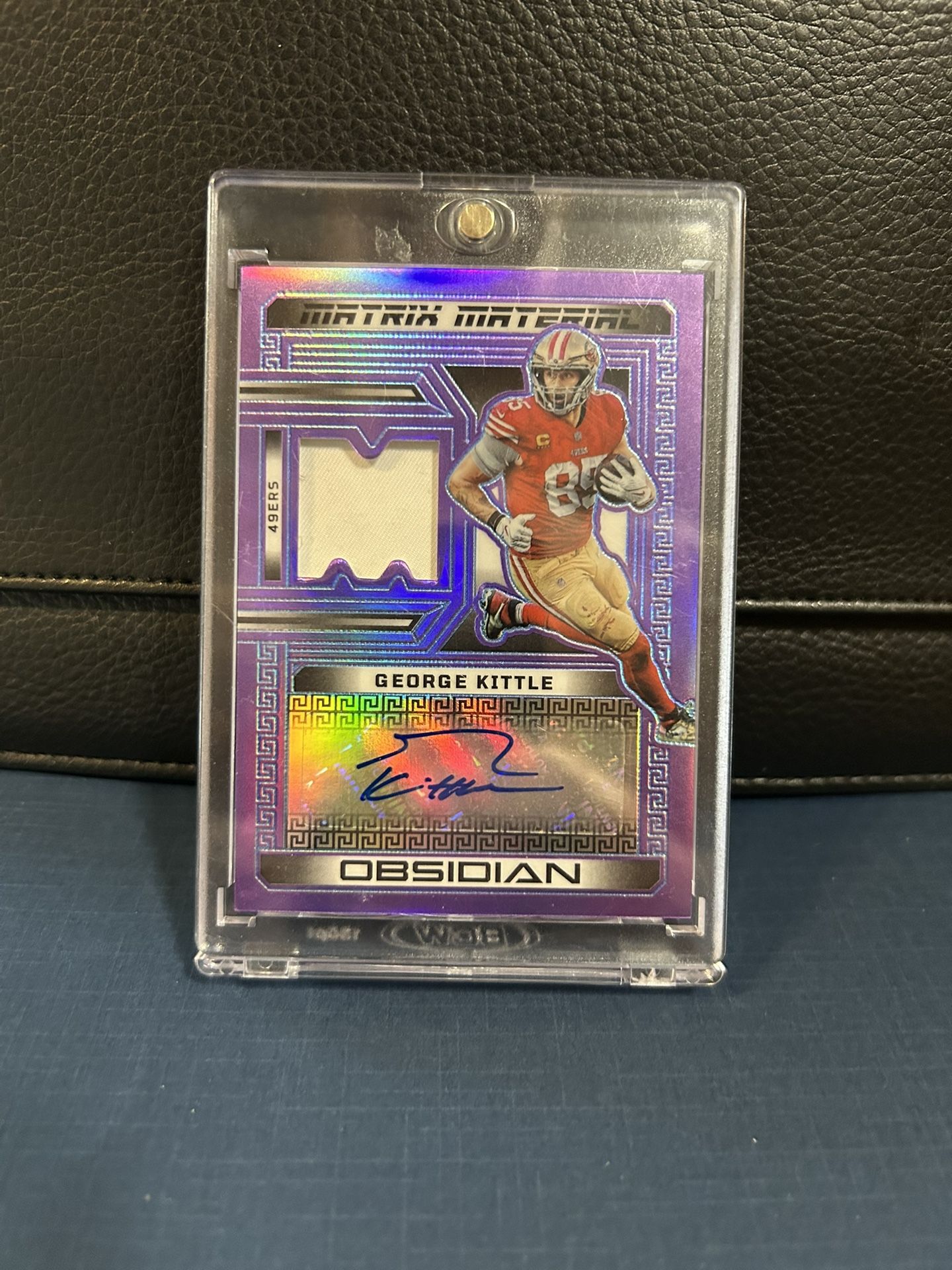 2024 Panini Obsidian George Kittle Auto / Patch - /30 49ers