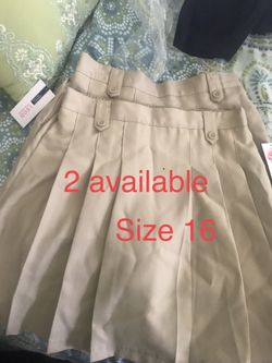 Brand new girls Izod uniform skirts(sizes 7/8/10.5/14/16)
