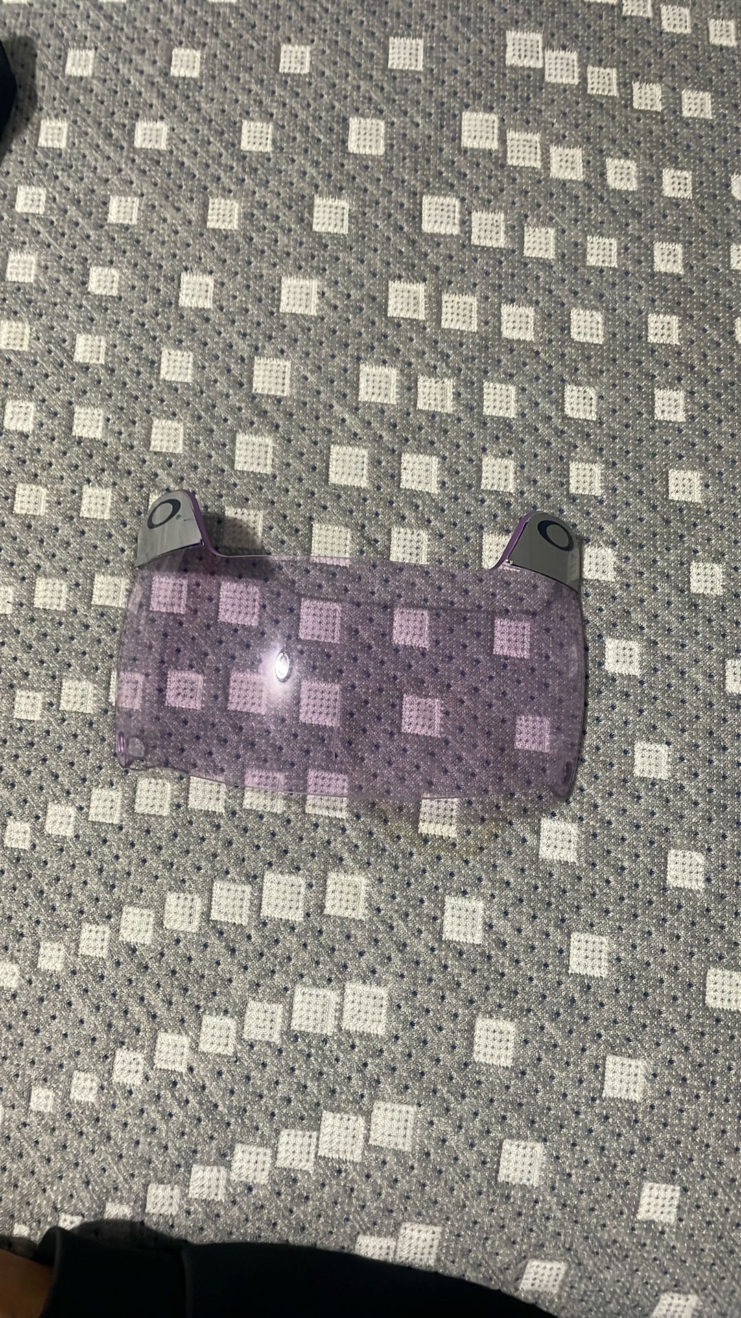 Purple Tinted Oakley Visor 