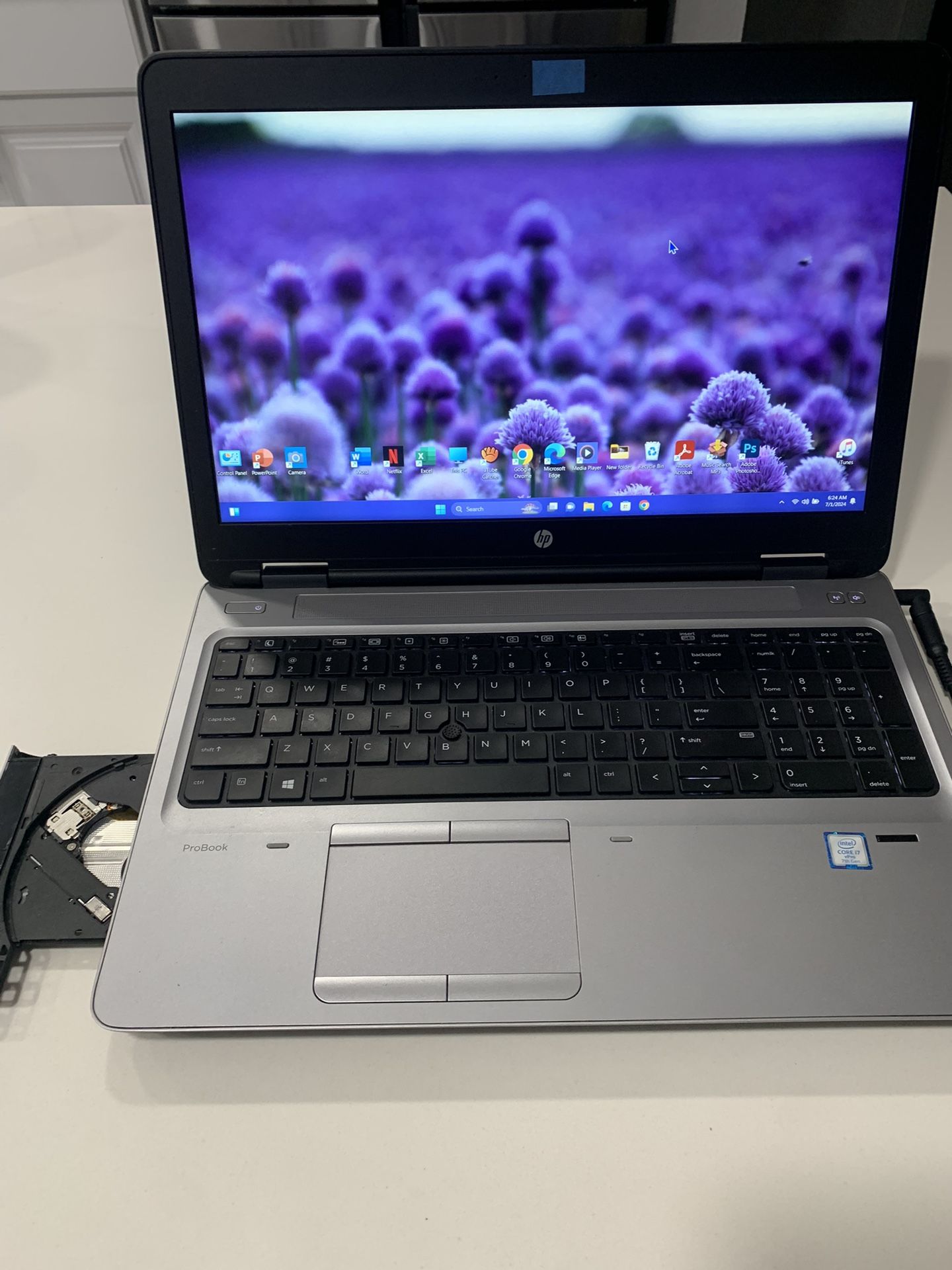 i7…i7…i7…HP PROBOOK 650 G3 . FULLY LOADED ADOBE ACROBAT MICROSOFT, PHOTOSHOP ….( No credit Card Needs) 2560 GB SSD 8.0 GB RAM . BACKLIGHT KEYBOAR