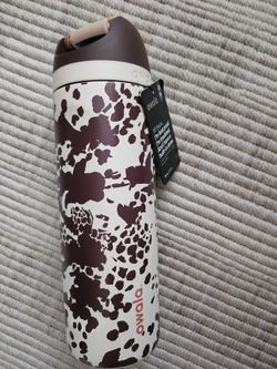 Brand New
Owala 24oz Stainless Steel Special
Edition FreeSip Water Bottle 
Cowgirl Core Cow Print