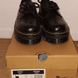 Dr. Martens Leather Platform Shoes