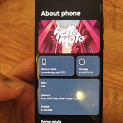 Factory unlocked Motorola Edge Plus 