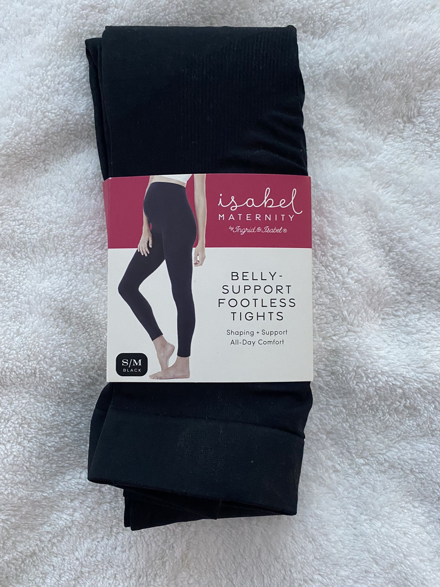 Belly-Support Footless Tights