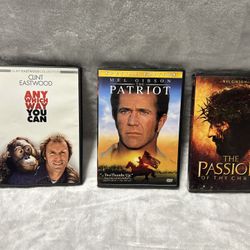 Any Which Way You Can The Patriot The Passion of the Christ DVD UNTESTED