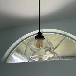 Schoolhouse Clear Glass Pendant Light