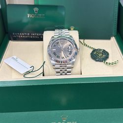 Wimbledon Dial Datejust 2026 New Unworn Full Set 
