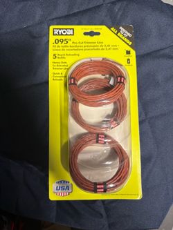 Ryobi .095" Pre-Cut Trimmer Line
