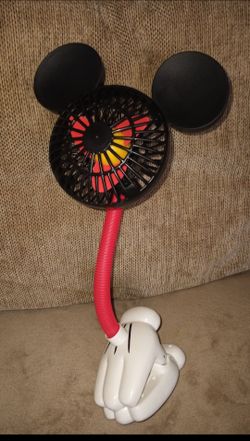 Disney Mickey Mouse portable clip on fan $15 FIRM