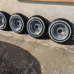 13x7 Spoke Wire Wheels 