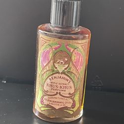 Vintage Perfume 1950s P.A. Benjamin’s Triple Extract KHUS KHUS Real Perfume 1 oz