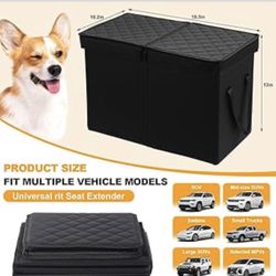 Car Seat Extender For Pets With Storage