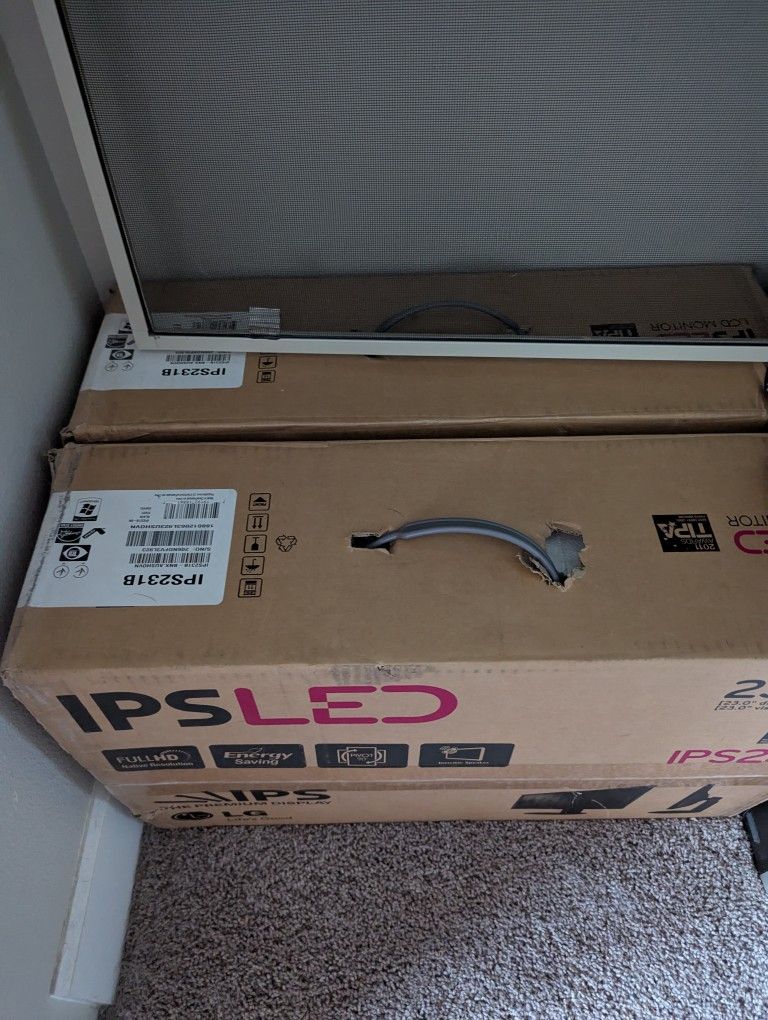 Two Pivoting Monitors