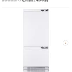 New Thor 30” Bottom Free Built In Refrigerator 