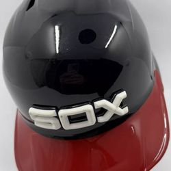 Gamer Chicago Whitesox MLB Baseball Batting Helmet Black Red One Ear Professional 100 MPH Sizes 7 1/8, 7 3/8, 7 5/8, 8 Right Handed Batter
