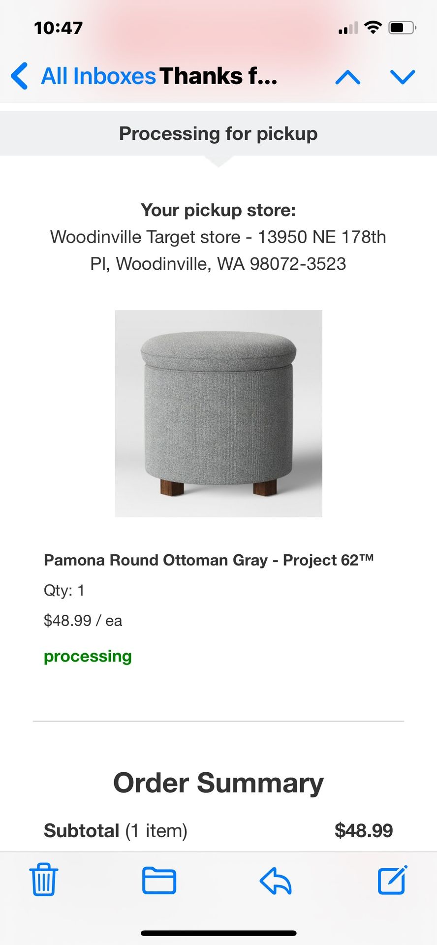 Storage Ottoman
