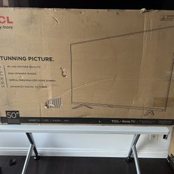 TCL 50-inch Class 4-Series 4K UHD Smart Roku LED TV - 50S435, 2021 Model