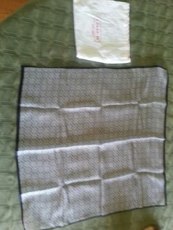 Coach silk and metalic scarf...new